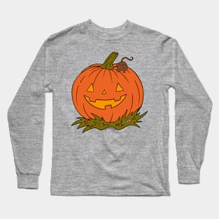 Pumpkin and Mouse Long Sleeve T-Shirt